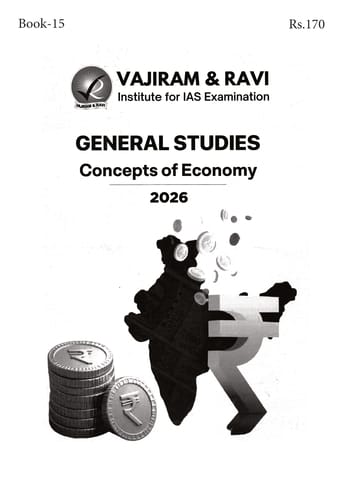 Concepts of Economy - General Studies GS Printed Notes Yellow Book 2026 - Vajiram & Ravi - [B/W PRINTOUT]