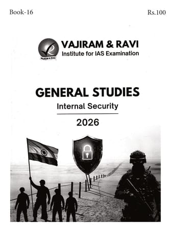 Internal Security - General Studies GS Printed Notes Yellow Book 2026 - Vajiram & Ravi - [B/W PRINTOUT]