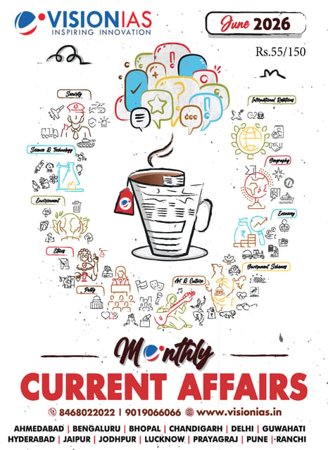June 2026 - Vision IAS Monthly Current Affairs - [B/W PRINTOUT]