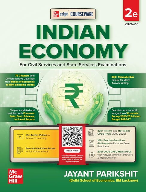 Indian Economy 2 Edi by Jayant Parikshit for UPSC 2026 |