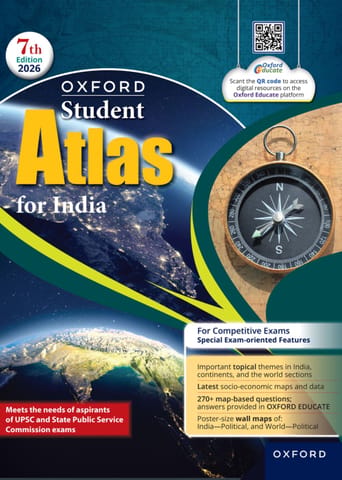 Oxford Student Atlas for India | For UPSC and Other Competitive Exams | 7th Edition 2026