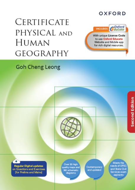 Certificate Physical and Human Geography by Goh Cheng Leong 2nd Edition | Best book for UPSC Aspirants