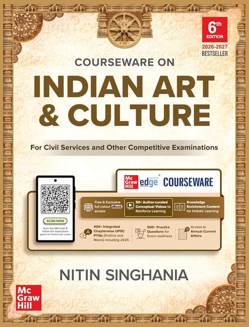 Indian Art and Culture , 6e by Nitin Singhania (IAS) for UPSC CSE 2026 | 