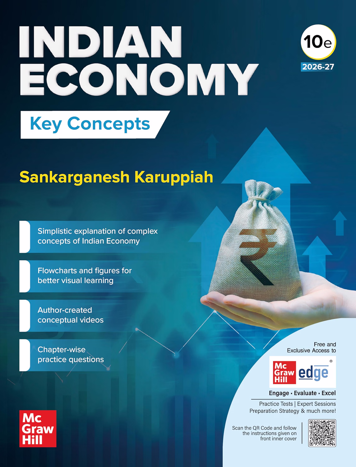 Indian Economy Key Concepts, 10e by IRS Sankarganesh Karuppiah for UPSC Civil Services 2026-27: Simplified Key Concepts with Flowcharts, Video Lectures &.