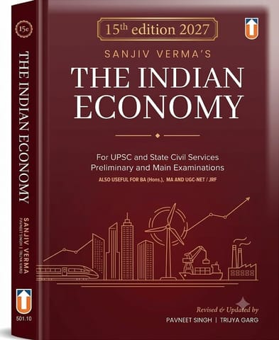  The Indian Economy SANJIV VERMA - (15th Edition 2027) For UPSC and State Civil Services Pre. & Main Exams - [ENGLISH VERSION] Revised & Updated...