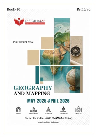 Geography & Mapping - Insights on India PT Exclusive 2026 - [B/W PRINTOUT]